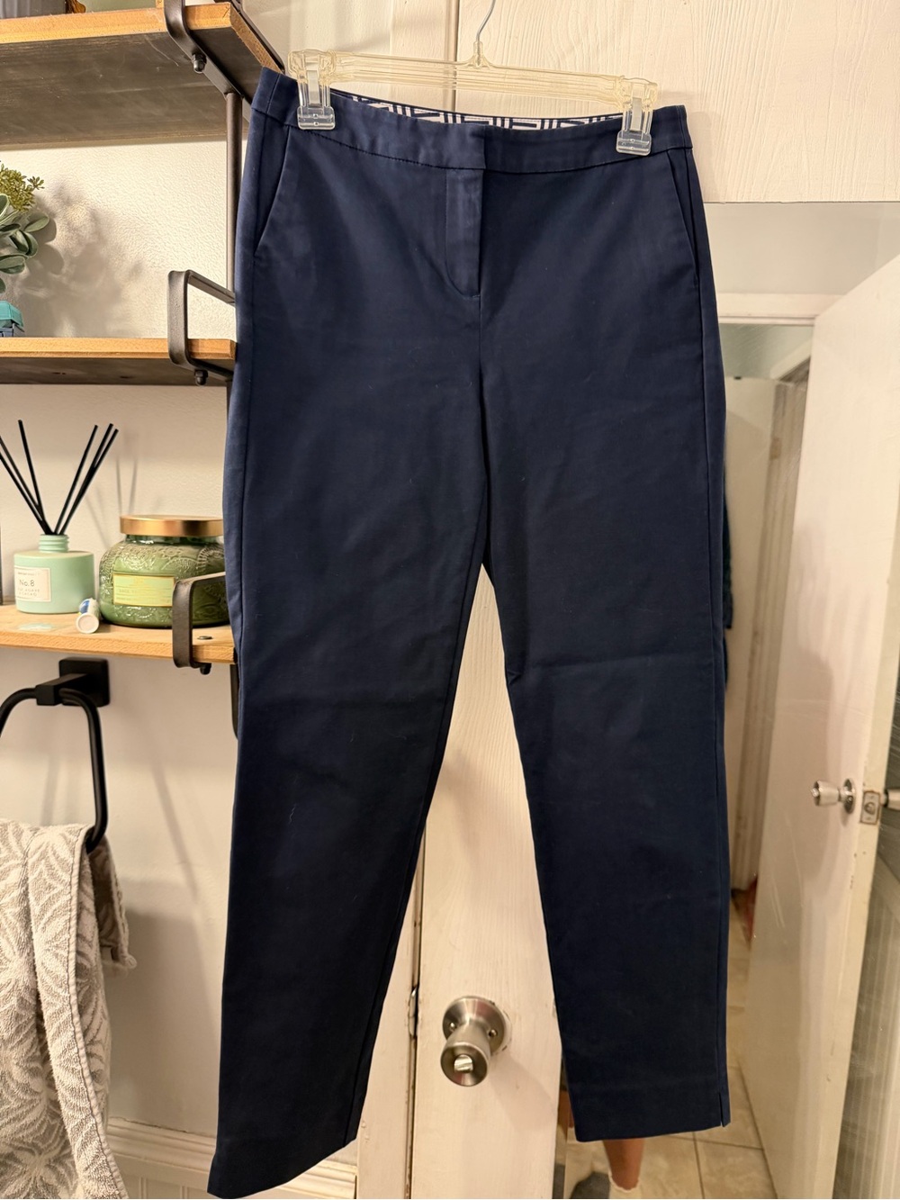 Boden Navy Straight-Leg Women’s Pants